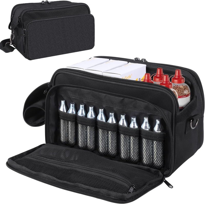 YUMTIM CO2 Cartridges Storage Case Compatible with Crosman, Umarexss, Air Gun Case Perfect for Air Guns CO2 Cartridges 4.5mm Coated BBs Storage and Transportation, Protective Storage Bag, Indoor Outdoor - Image 1